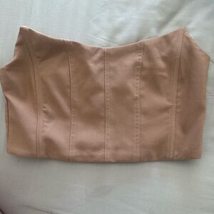 Tiger Mist Tan Crop Top